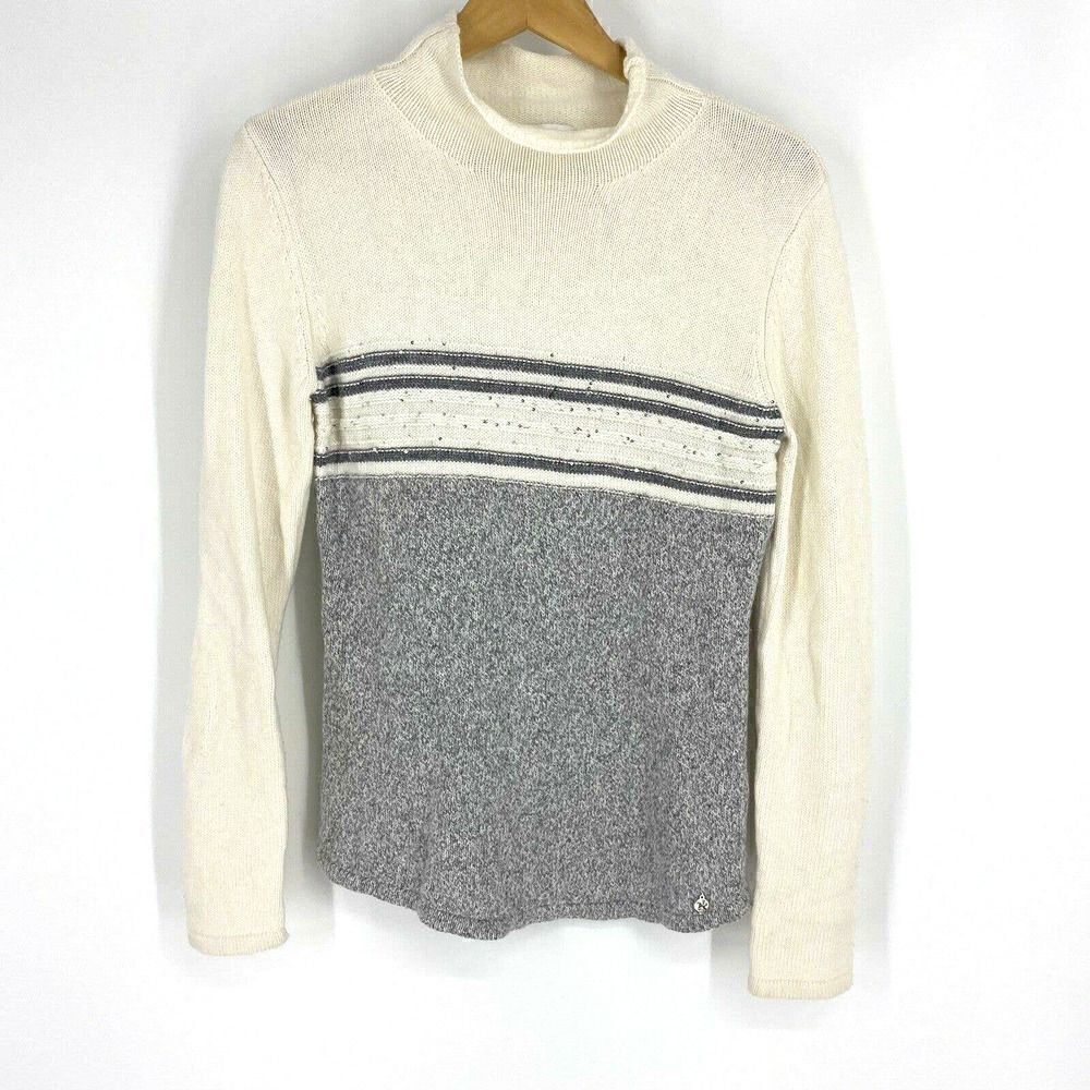 Escada Sport Sweater Turtleneck Sequins
